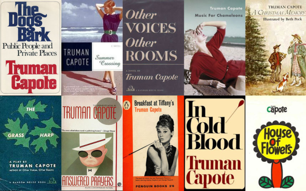 Figure 3.6 Capote book covers